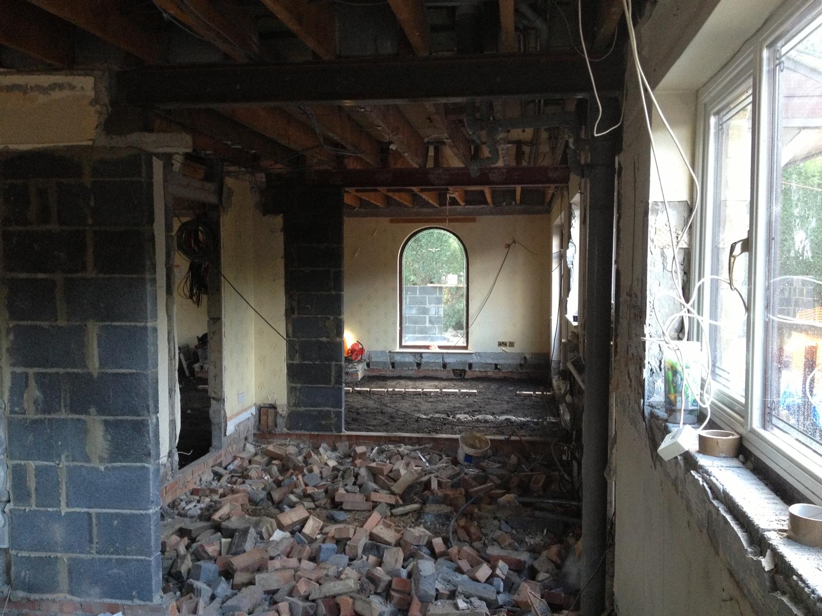 Full strip-out with structural steels